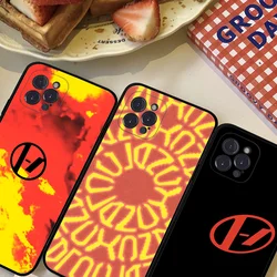 T-Twenty one pilots Phone Case For iPhone 16 15 14 11 12 13 Mini Pro XS Max Cover 6 7 8 Plus X Funda Shell