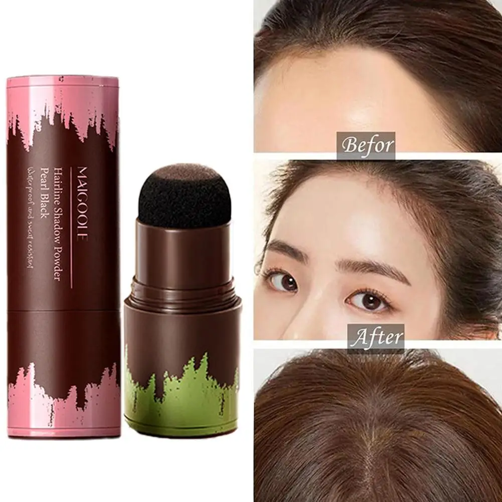 Hairline Filling Powder Waterproof Hairline Contouring Shadow Powder Fluffy Hair Root Edge Color Instantly Hair Make Up Tools