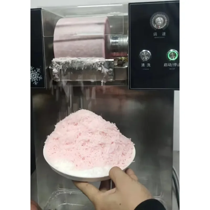 

【Factory】Commercial Bingsu Machine Full Automatic Milk Snow Ice Machine Display Screen Ice Cream Machine For Business