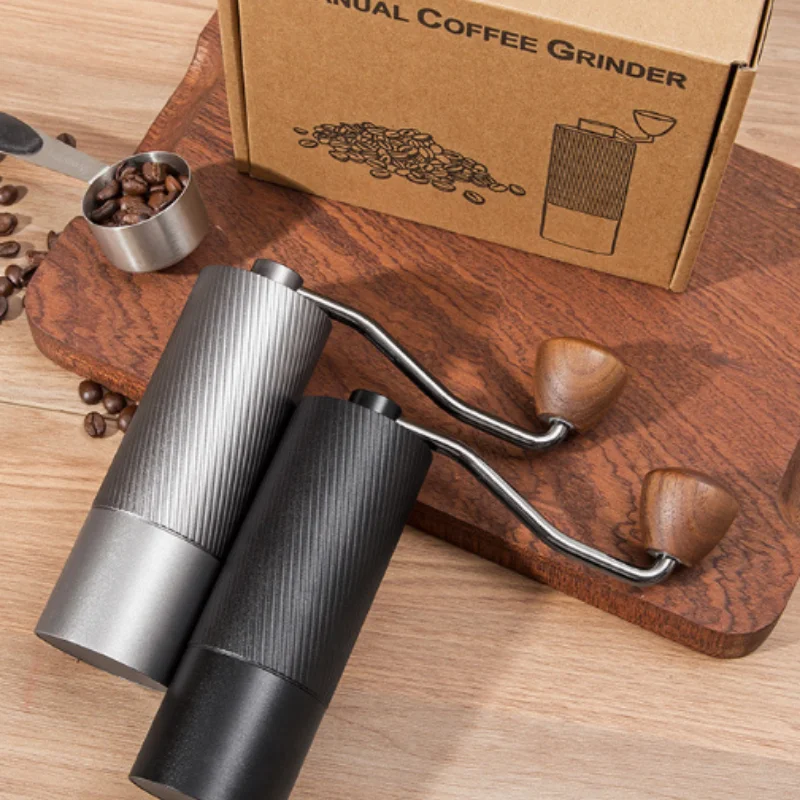 

Manual Coffee Grinder Coffee Bean Grinder Wooden Handle Stainless Steel Manual Grinding Tool Coffee Coffee Maker Tool