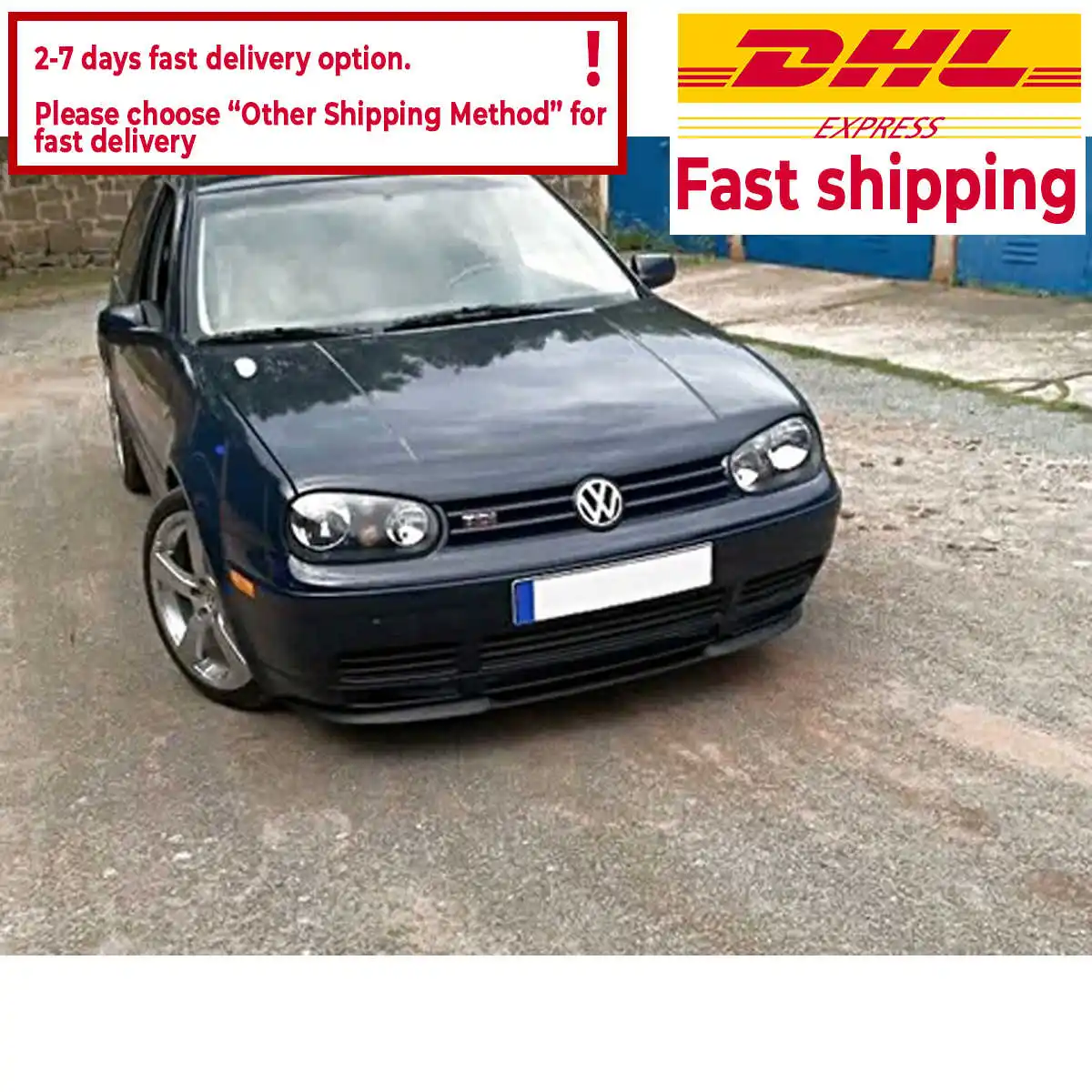 VW GOLF GTI MK4 CUPRA R front SPOILER front bumper Euro Spoiler lip universal 3 pcs body kit