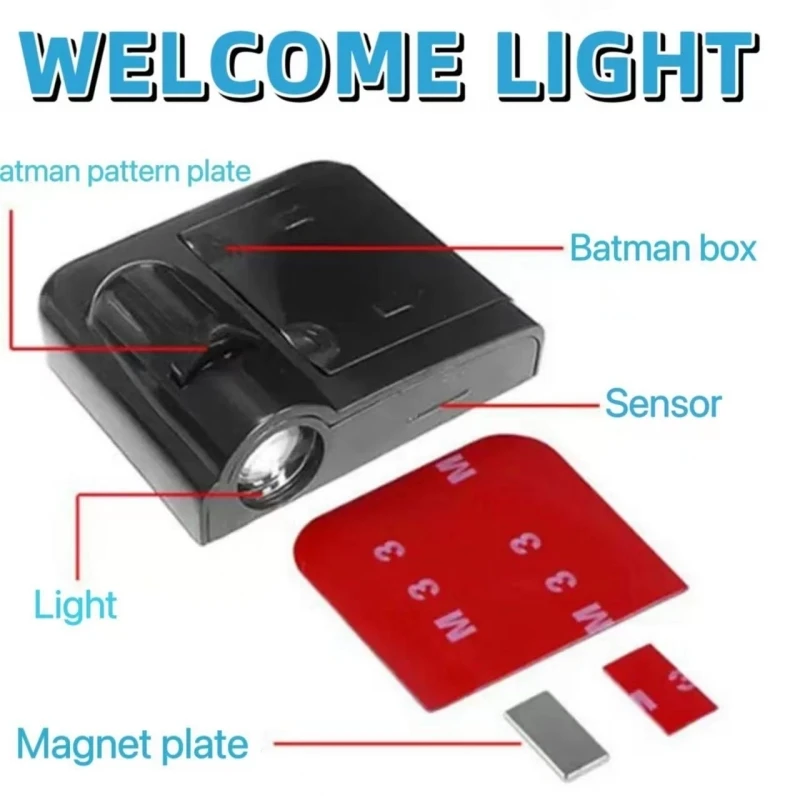 Led شعار باب السيارة ضوء لوسيس العارض المجاملة شبح الظل مصابيح ل دايهاتسو تشاريد روكي YRV فيروزا تيريوس ميرا كوبن