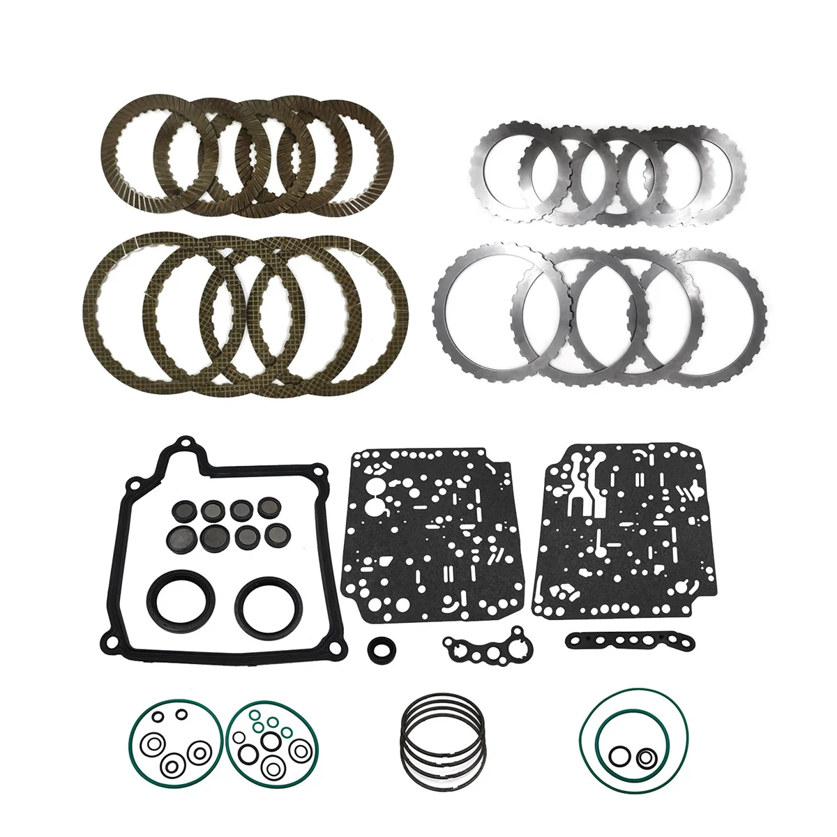 DQ250 02E Auto Transmission Clutch Plates Friction Kit for Audi A3 Q3 Seta Skoda Beetle Jetta 6-Speed Gaskets Seals Set