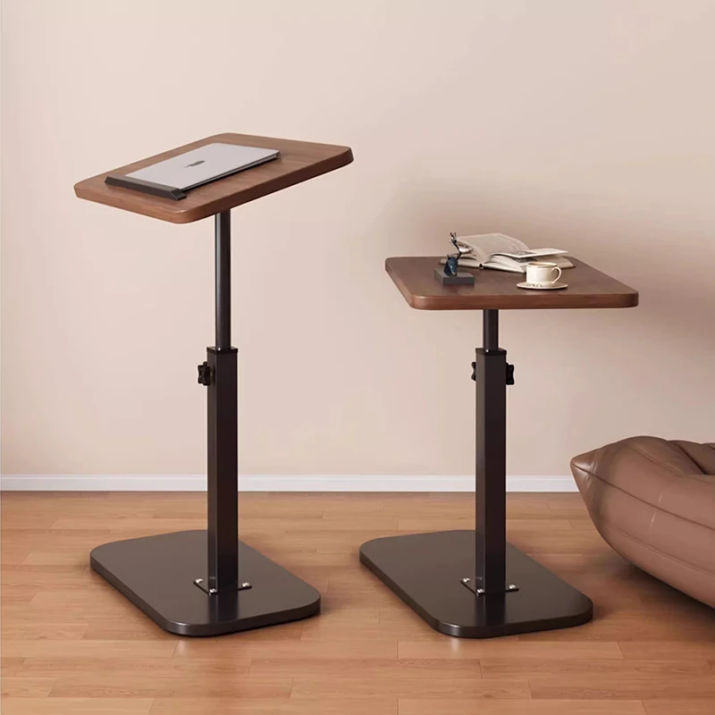 Tavolini da caffè sottili regolabili Gamba in metallo Tavolini da caffè rustici piccoli moderni Piano sollevabile pieghevole Mesa De Centro Mobili elevabili
