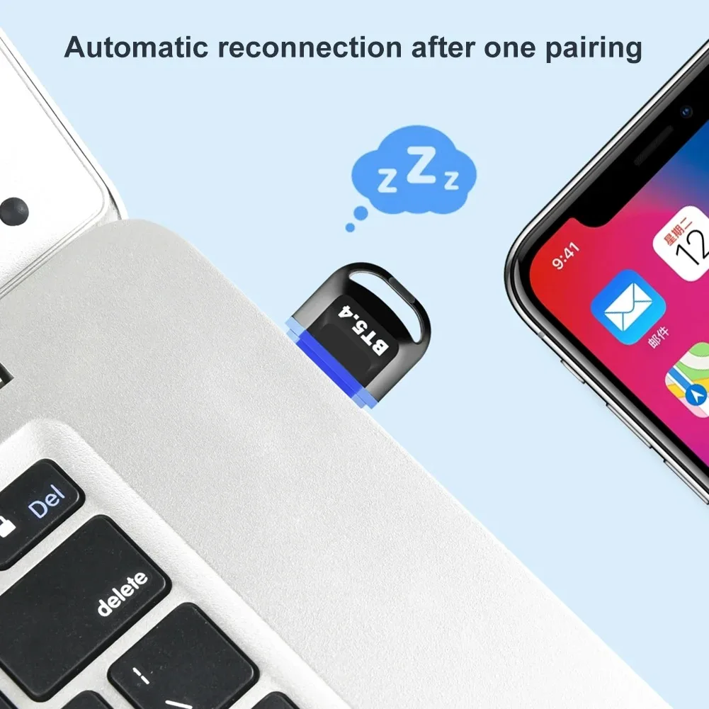 Bluetooth Adapter USB Bluetooth 5.4 5.3 for PC Dongle Adaptador Wireless Mouse Keyborad Music Audio Receiver USB Transmitter