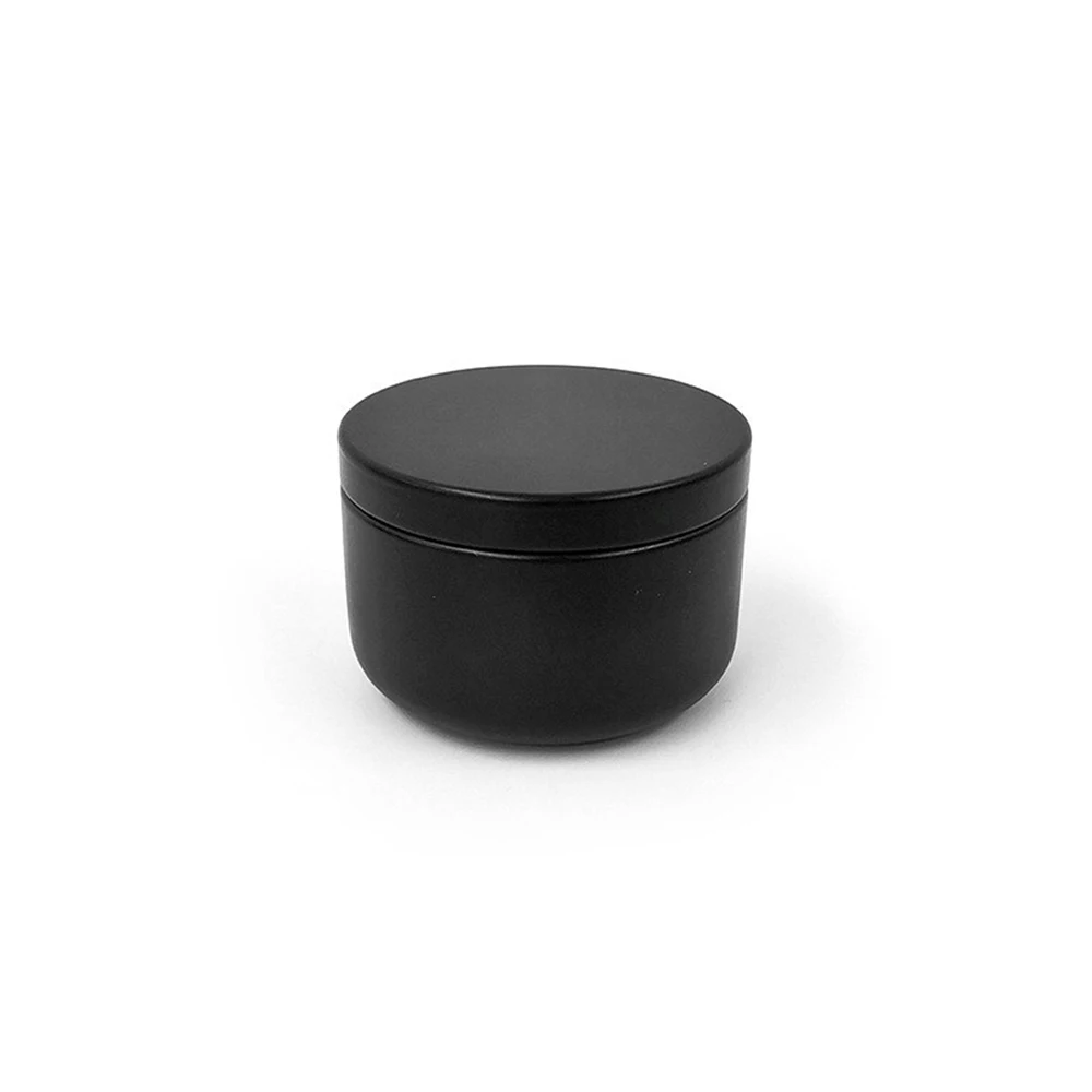 10/30/50/100pcs Candle Jar 50ml Aluminum Tins Empty Cosmetic Cream Container Black Aromatherapy Sealed Metal Can