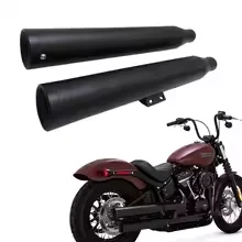 

Мотоцикл Lndian Chieftain Dark Horse черный/хромированный глушитель выхлопной трубы для Harley Softail Fat Boy 2018-2025