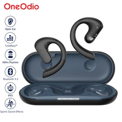 Oneodio OpenRock S Air Conduction Bluetooth 5.3-Kopfhörer, kabellose Open-Ear-Kopfhörer, Sport-Ohrhörer, TWS mit 4 AI-Mikrofonen, 60 Stunden