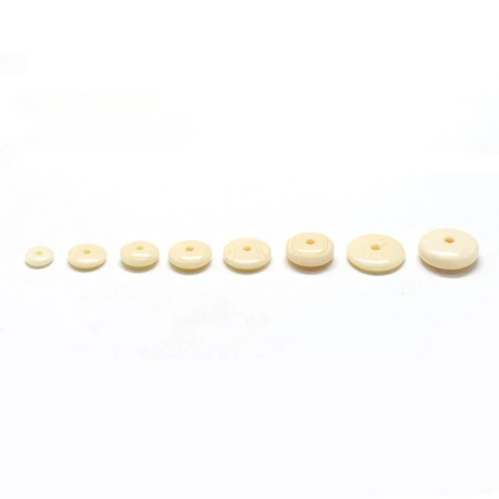 6-12mm Imitation Amber Ivory Beeswax Abacus Loose Beads for Jewelry Making DIY Bracelets Necklace Earring Key Chain Accessories