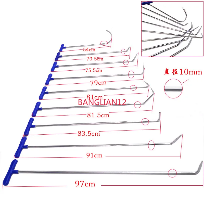 

Набор инструментов PDR King (30 шт.) для удаления вмятин без покраски автомобиля