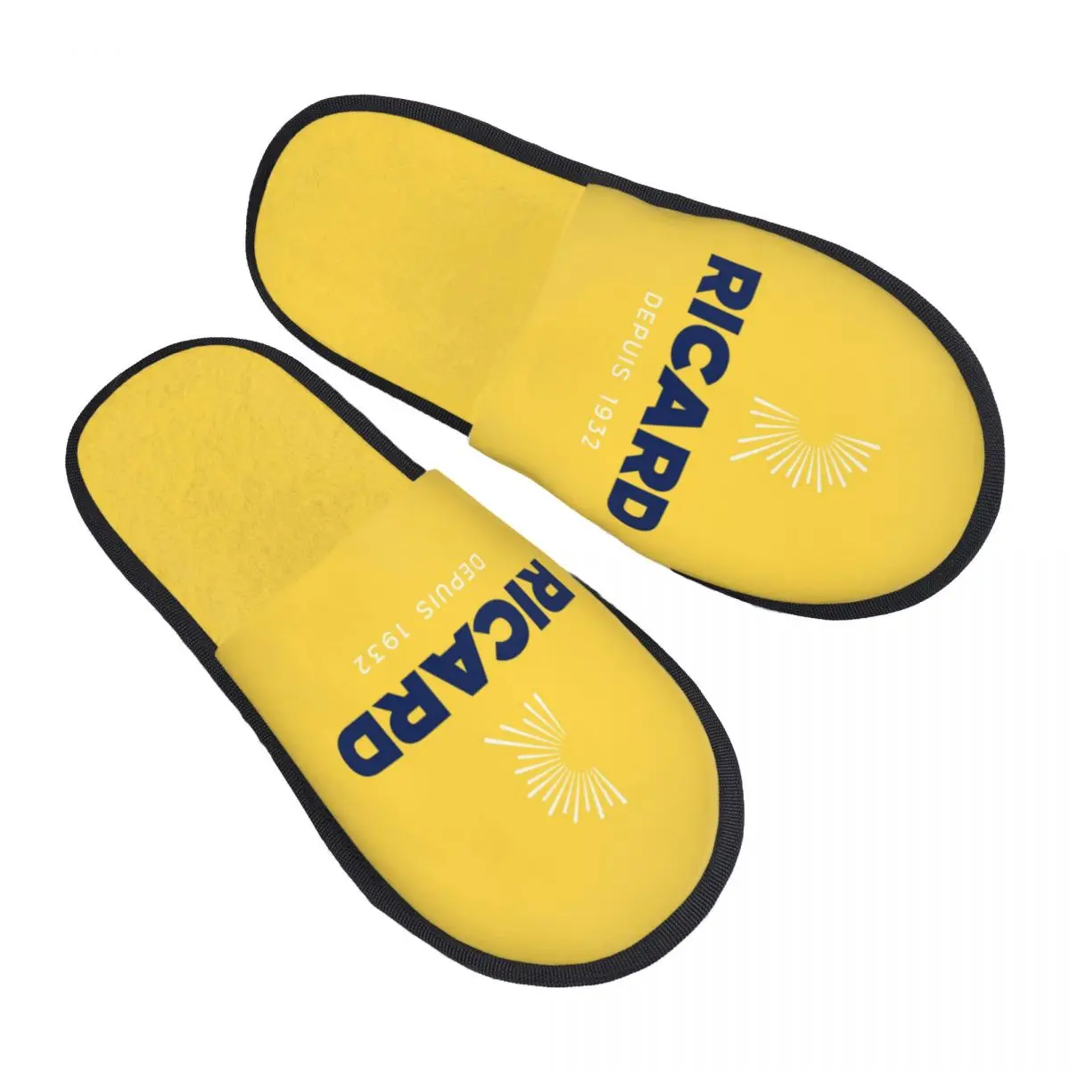 Custom Ricards Drink House Slippers Women Cozy Memory Foam Slip On Bedroom Slipper Shoes