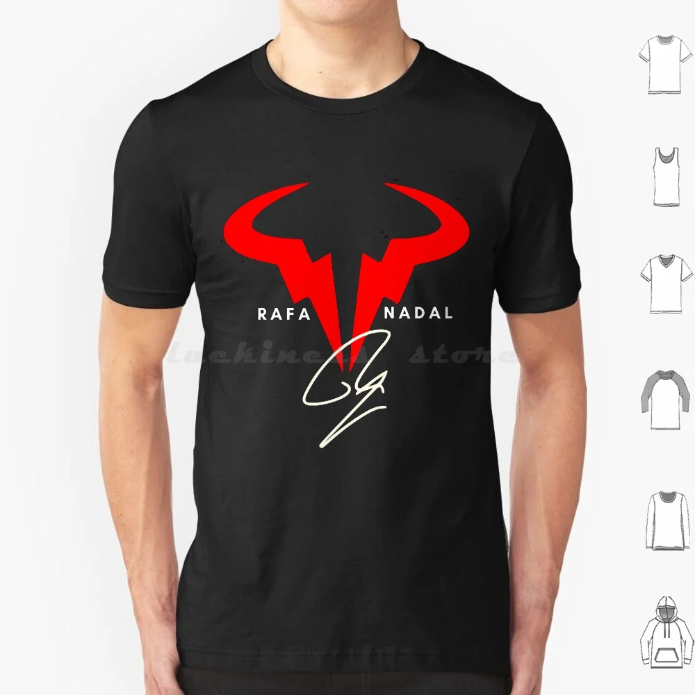 Camiseta con el Logotipo de Rafa Nadal, Talla 6XL, Algodón, Diseño Moderno, Rafael Nadal, Rafa