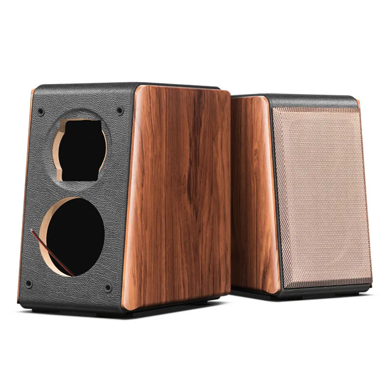 Suitable for 5-inch Bookshelf Type Two-way Frequency, DIY Speaker Empty Box Body Wooden Thickened High-grade Large Volume