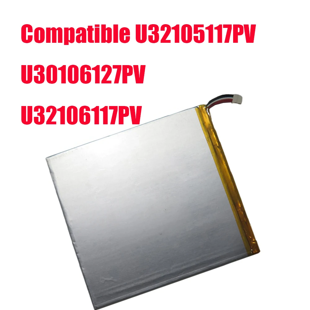 

Replacement Tablet PC Battery Compatible U32105117PV U30106127PV U32106117PV 3.8V 5000MAH 19WH 5PIN 5Lines New