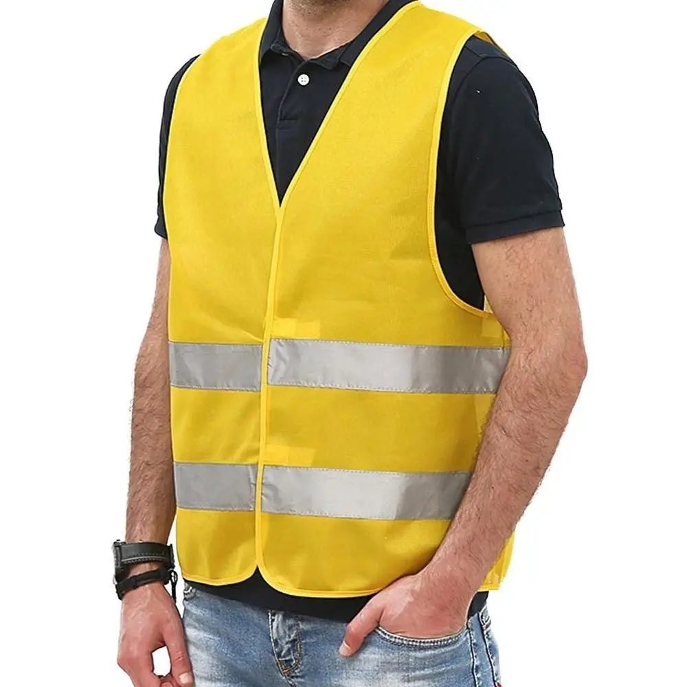 

Спортивный жилет для бега высокой видимости, разноцветный с карманом, передняя одежда для велоспорта, предупреждающий защитный жилет