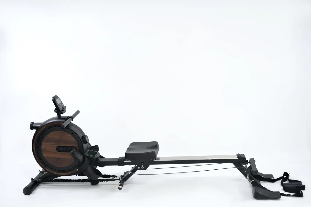 Rowing Machine Magnetic Resistance, Ultra-Quiet Indoor Rowing Machine for Home Gym, Multi-Functional Rower with Digital Monitor