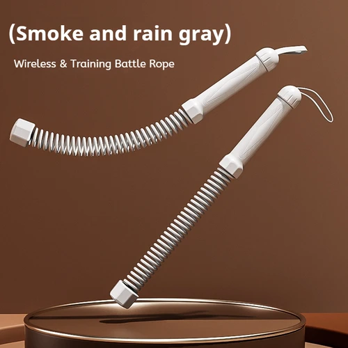 Imagen 2 del producto Cuerda de batalla inalámbrica, sistema de entrenamiento de energía multifuncional, fuerza del brazo, equipo de gimnasio en casa para entrenamiento de cuerpo completo, Unisex, 2 uds.