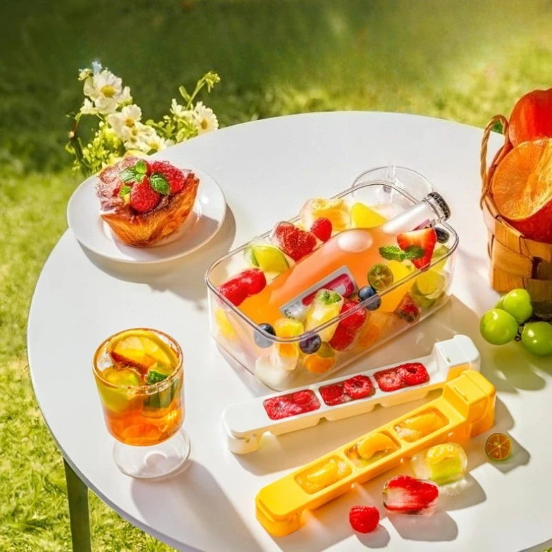 

Ice Cube Mold Silicone Homemade Ice Tray Popsicle Maker Freezer Ice Cube Maker Food Grade Ice Making Box