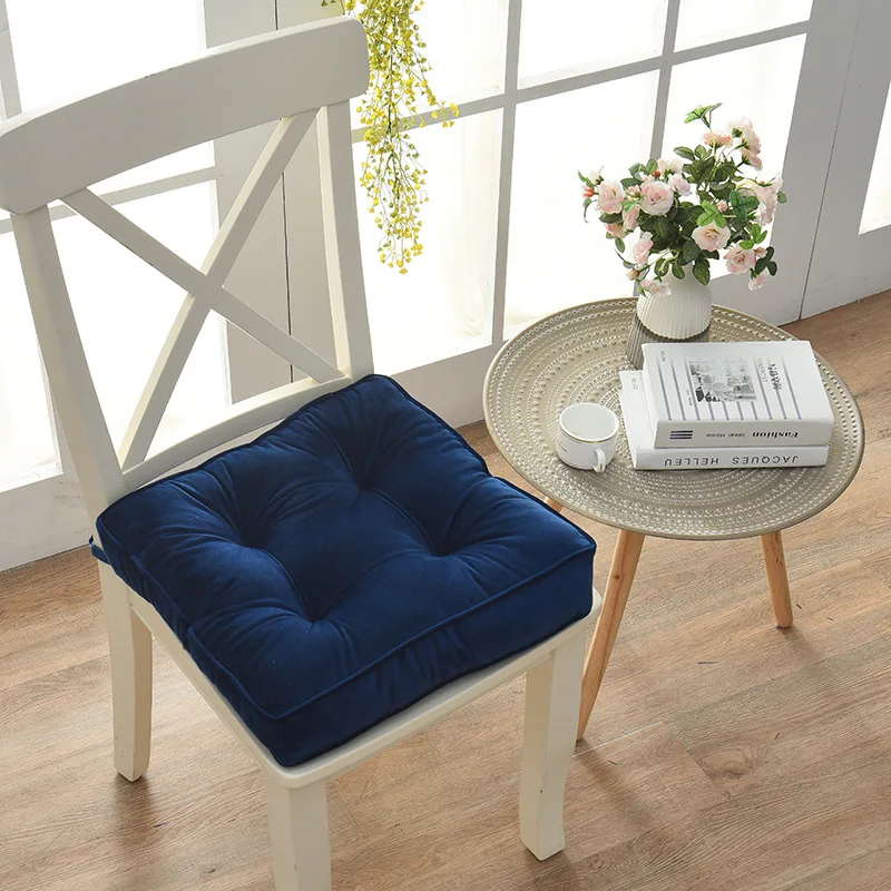 

Solid Color Thickened Seat Cushion Tatami Mat Office Chair Sofa Pillow Bay Window Mat Bedroom Decoration Cojines
