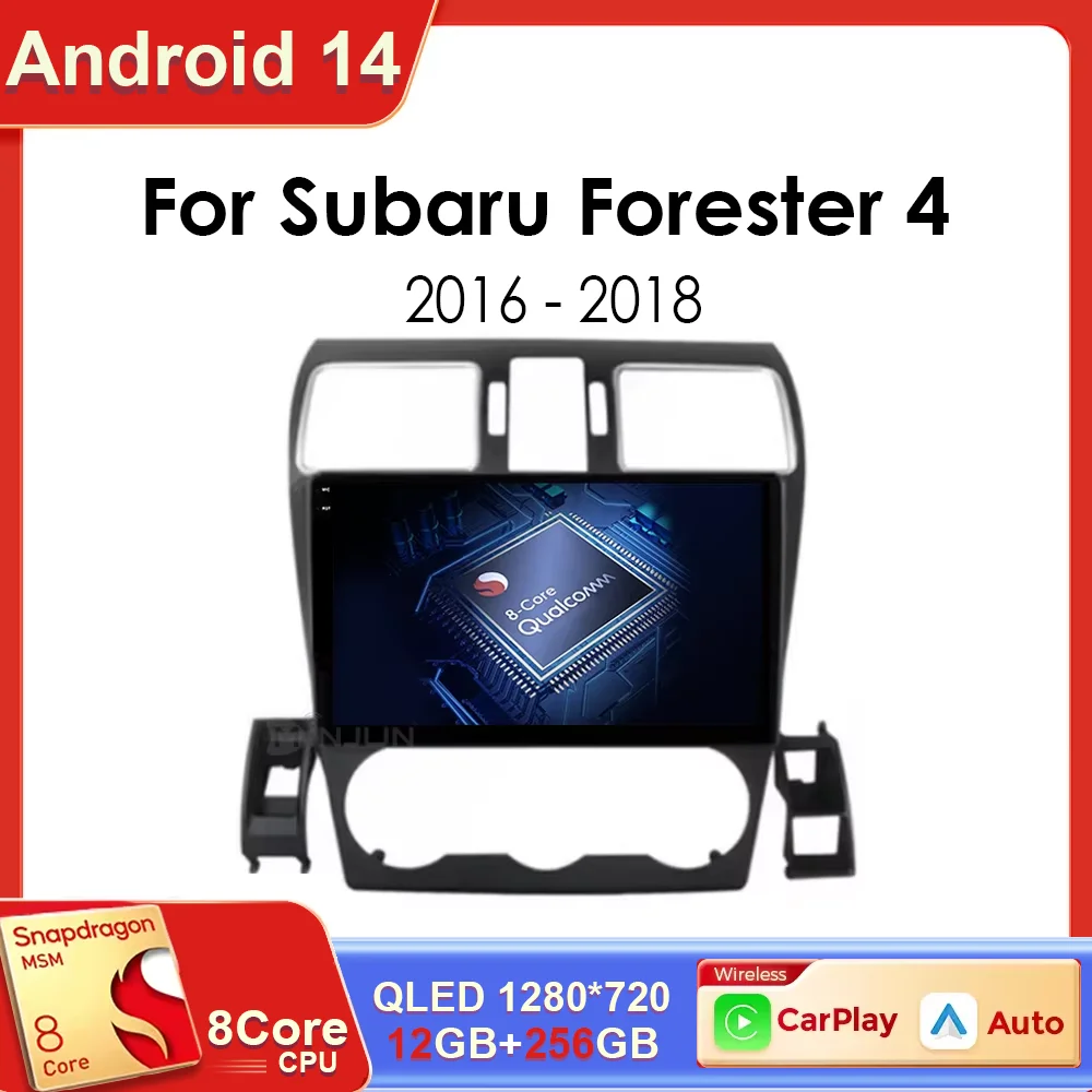 

Android 14 Auto Qualcomm Car Radio for Subaru Forester 4 SJ WRX XV 2015 - 2018 Multimidia Player Navigation Head Unit Carplay