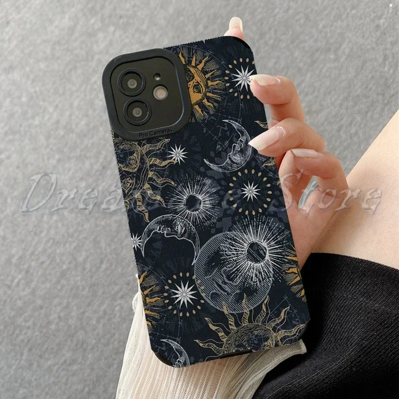 Moon Sun God Phone Case for Iphone 11 Pro Max Iphone 12 Pro Max 13 Pro Max 14 Pro Max 15 Pro Max Case Iphone 16 Pro Max Case