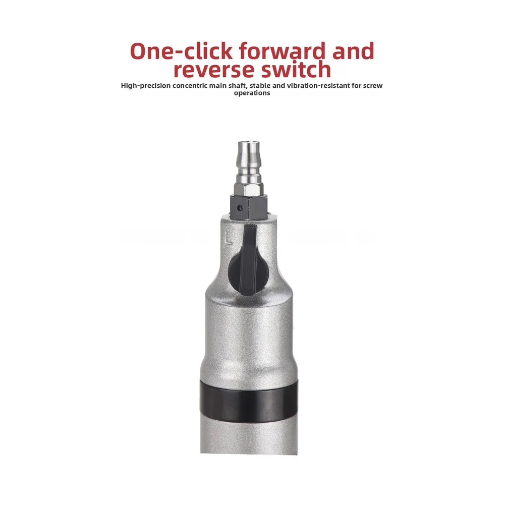 1 Piece 10H360 Pneumatic Screwdriver 165NM Torque 9000RPM With 14 Lock Hex Bits For Metal Working Power Tool
