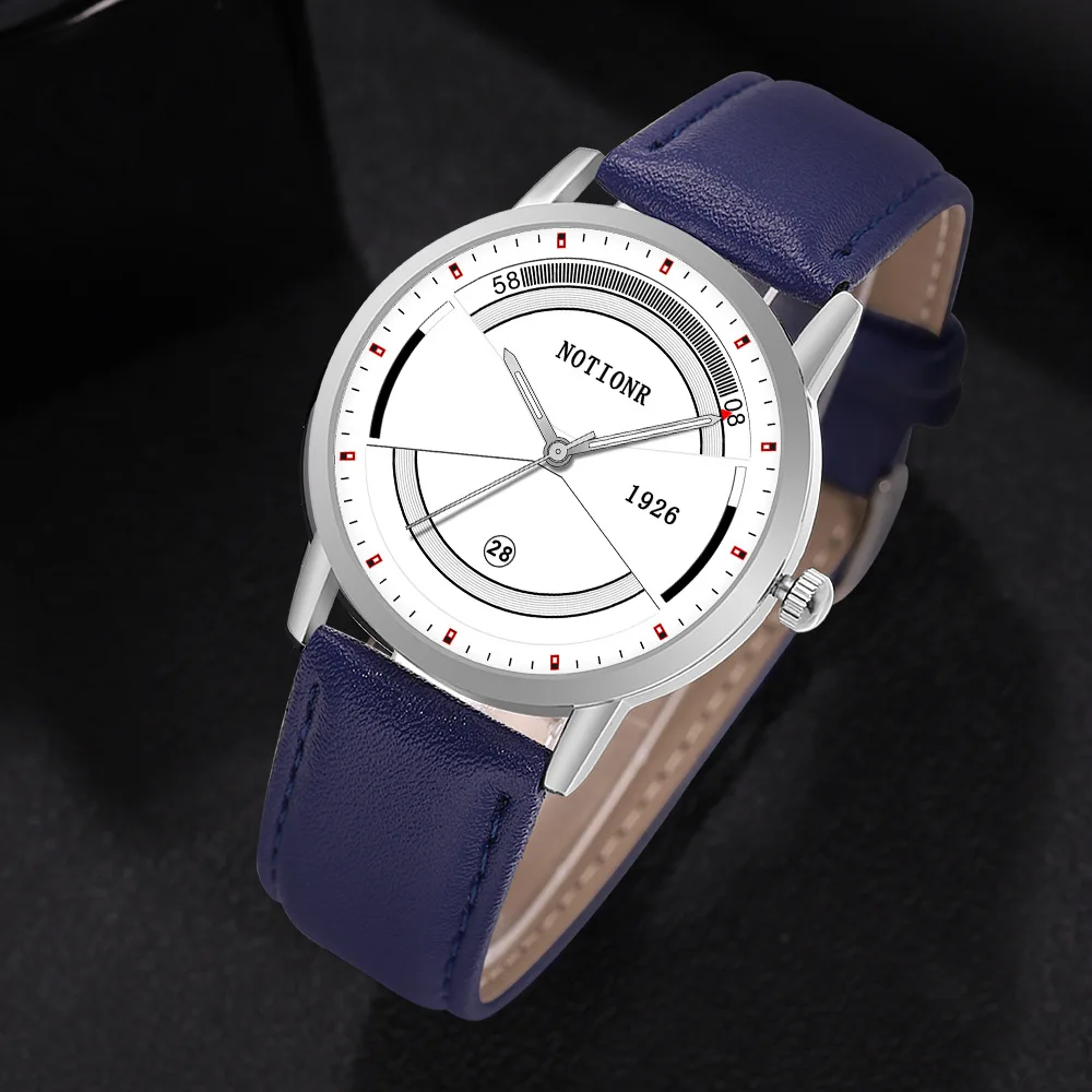 UTHAI H97 Watch For Men Fashion Waterproof  Sports Calendar Simple Original Light Luxury Leather  Student  Quartz Wristwatches