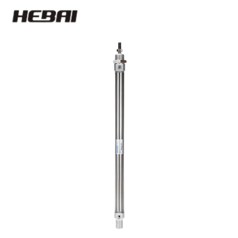 HEBAI Small Stainless Steel Mini Cylinder MI16 CD85N16 pneumatic cylinder MI/CD85N Bore 10 12 16 20 25mm Stroke 5-300mm