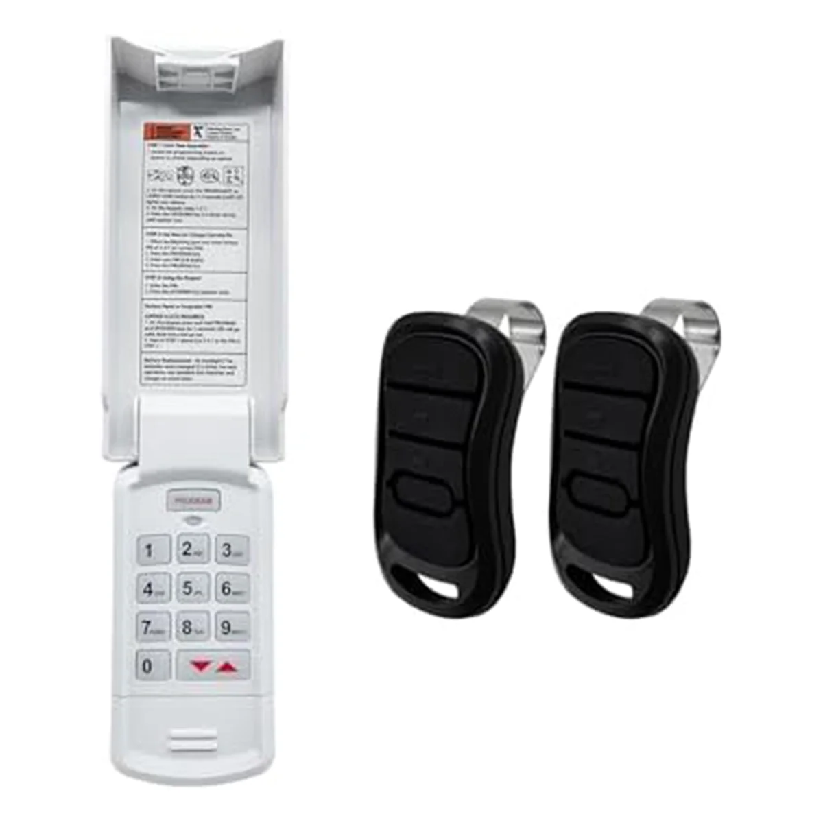 

-R Keypad and 2 Pack G3T-R 3-Button Garage Door Remote, Compatible Since 1995 315/390 MHZ, Replacement for G3T-R