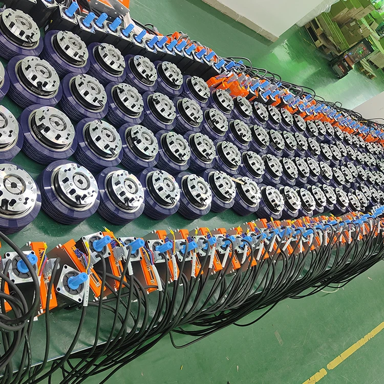 مخصص 12 فولت 24 فولت 48 فولت 72 فولت روبوت Agv الصناعية الكهربائية عجلة محرك محور فرش تيار مستمر محرك معزز Bldc الكواكب علبة التروس محرك عجلة