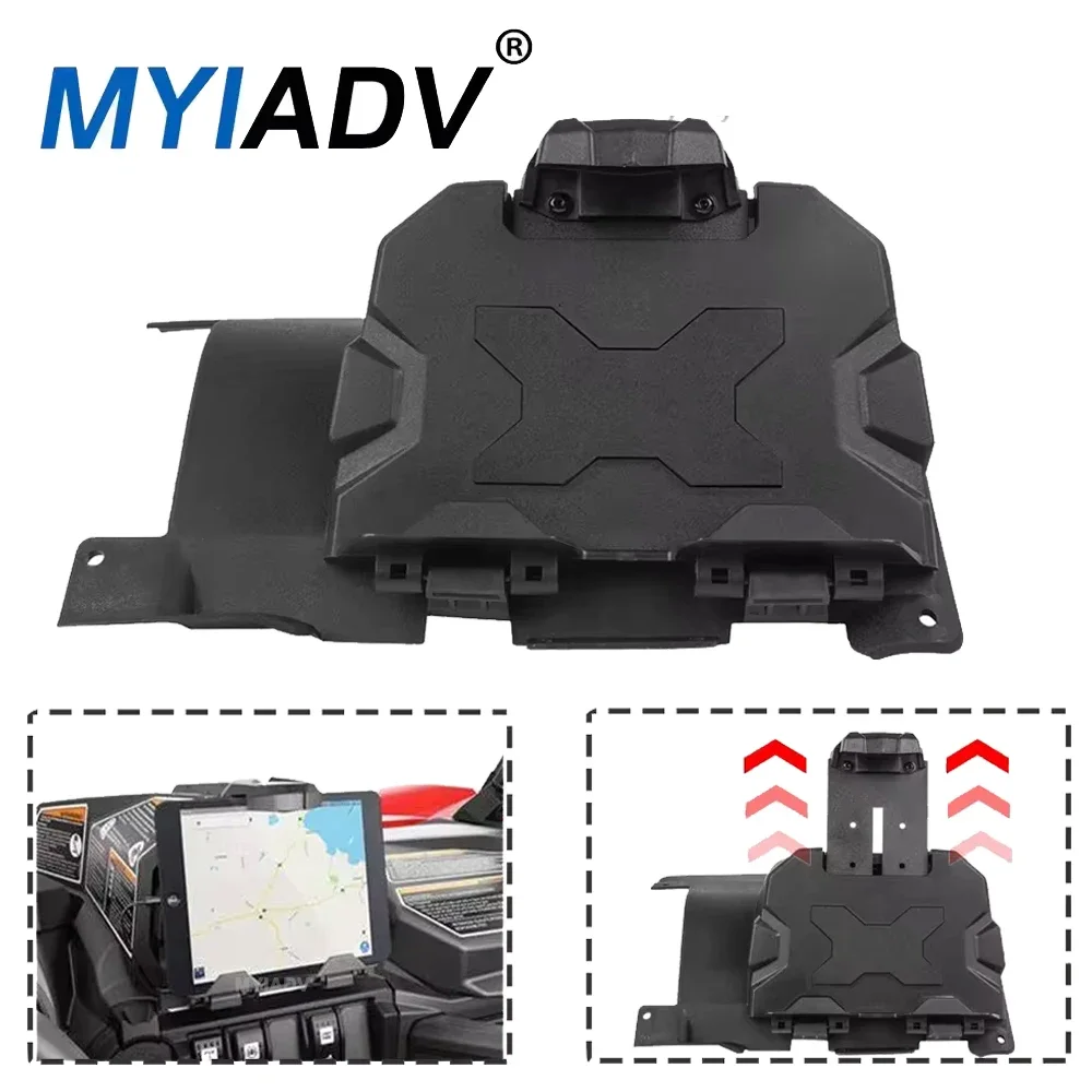 For Can-Am Defender MAX HD5 HD8 HD10 HD 5/8 UTV Electronic Device Holder Tablet Phone GPS Storage Box Organizer Tray Accessories