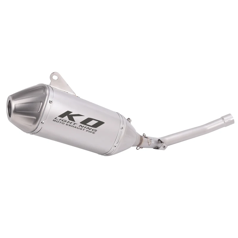 

For VOGE 300GY 300rally Valico 300 Rally 2021-2025 Slip On Motorcycle Exhaust System Mid Link Pipe Mufflers Stainless Steel Tips