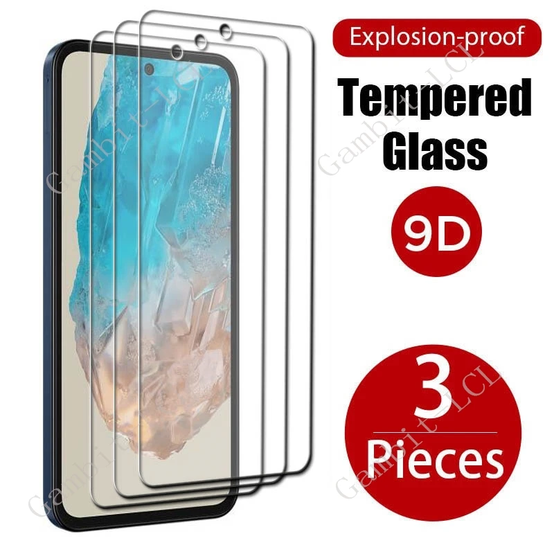 3PCS For Samsung Galaxy A35 5G A55 C55 F15 F55 M14 M15 M35 M55 S24 Ultra S24+ Plus XCover7 Screen Protector Tempered Glass Film