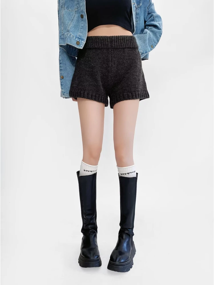 กางเกงขายาวทรงสลิมเอวสูงผ้าถักนุ่มสบายสำหรับผู้หญิง สไตล์ลำลอง รุ่นใหม่ล่าสุดประจำฤดูใบไม้ผลิ