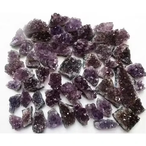 Natural Raw Amethyst Quartz Cluster Mineral Specimen Healing Reiki Decor