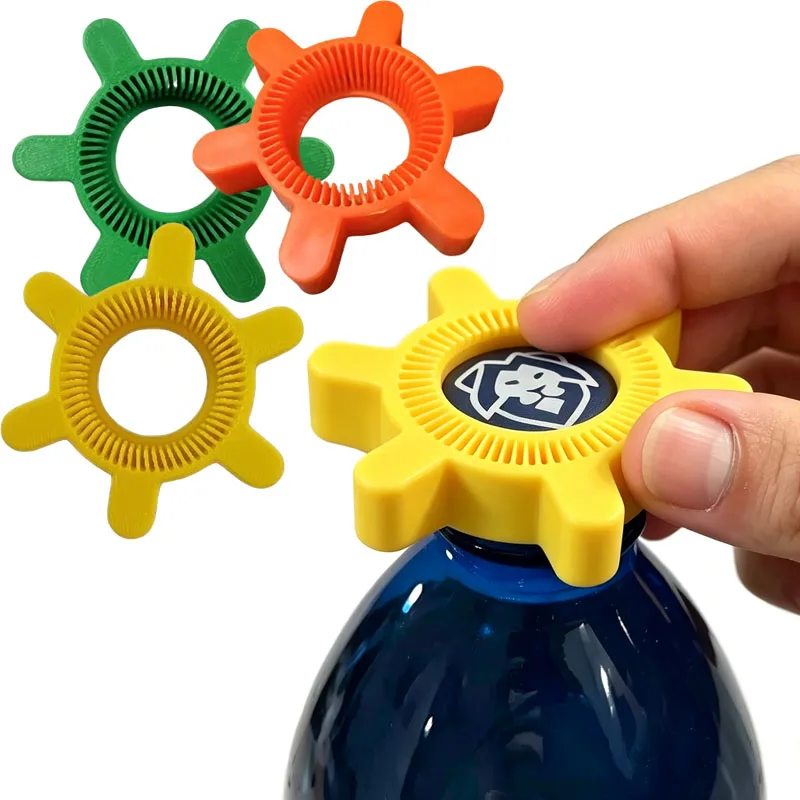 Rotating Bottle Opener Multi-function Bottle Cap Opener Easy Open Home Creative Bottle Opener for Elderly Seniors Weak Hands
