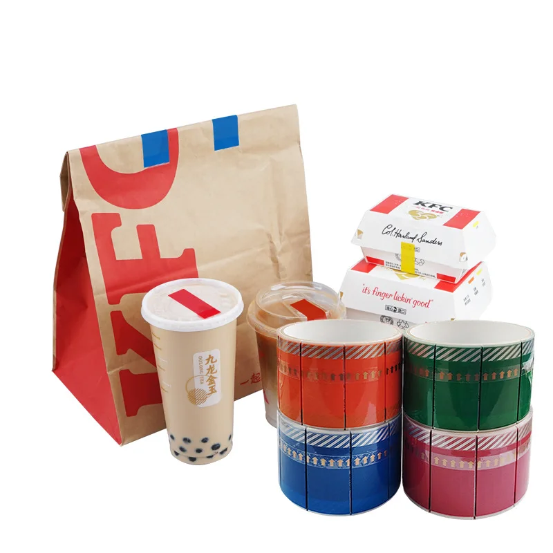 Void Anti-counterfeiting Label Disposable Blank Sealing Sticker Tear Up Invalid Opening Sticker Security Label Sticker