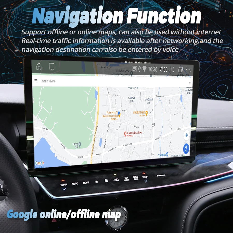 2K 13.3 بوصة شاشة أندرويد لتويوتا كامري 2024 سيارة لتحديد المواقع Carplay السيارات ستيريو الوسائط المتعددة 4G WIFI رئيس وحدة مشغل الراديو العرض