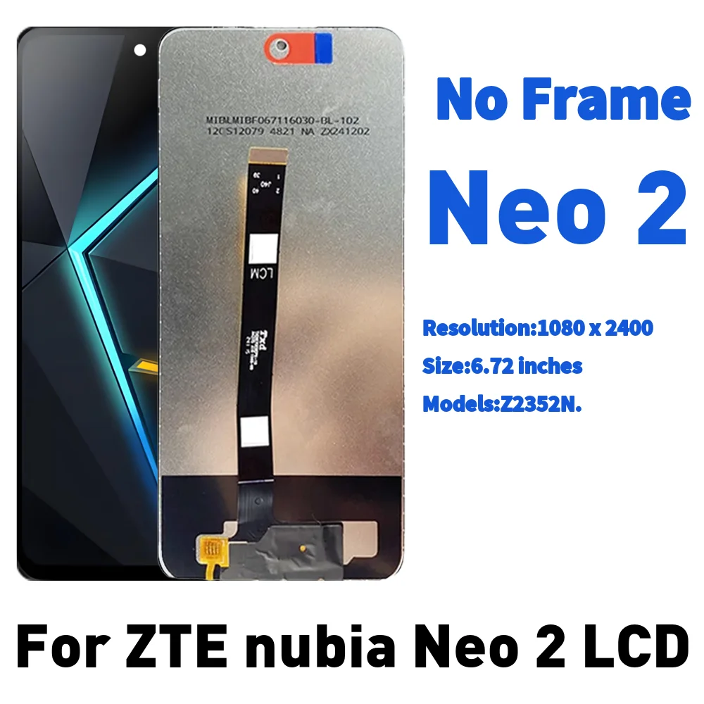 Pantalla Display Lcd Para Zte Nubia Neo 2 Z2352n Negro | Meses sin interés