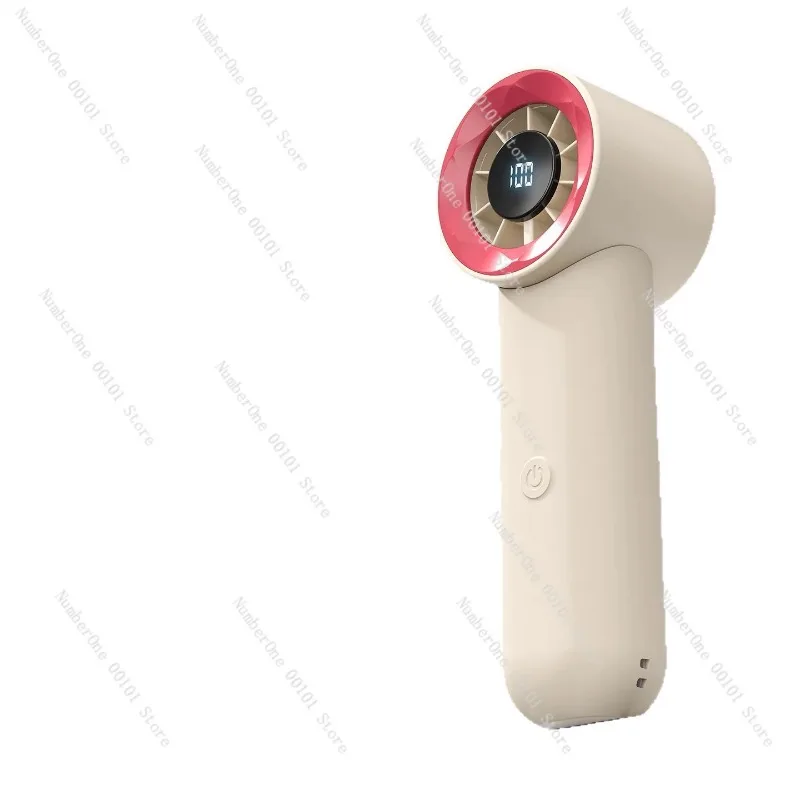 Handheld Neck Fan, Foldable Portable Travel Fan for Student Outdoor, Personal Cooling Wearable Neck Fan