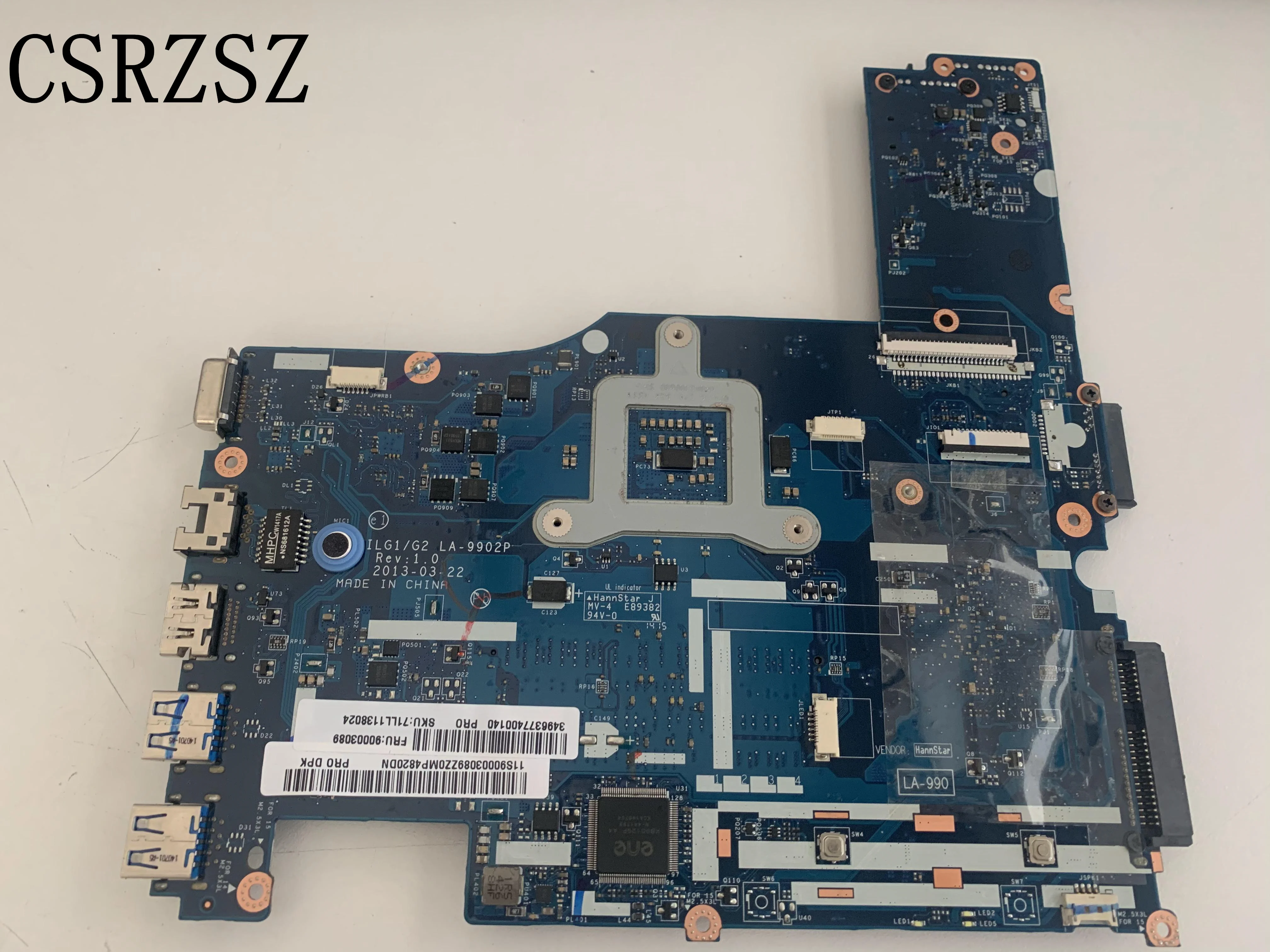 Imagem -03 - Csrzsz para Lenovo G400s Portátil Placa-mãe Vilg1 g2 La-9902p 100 Totalmente Teste