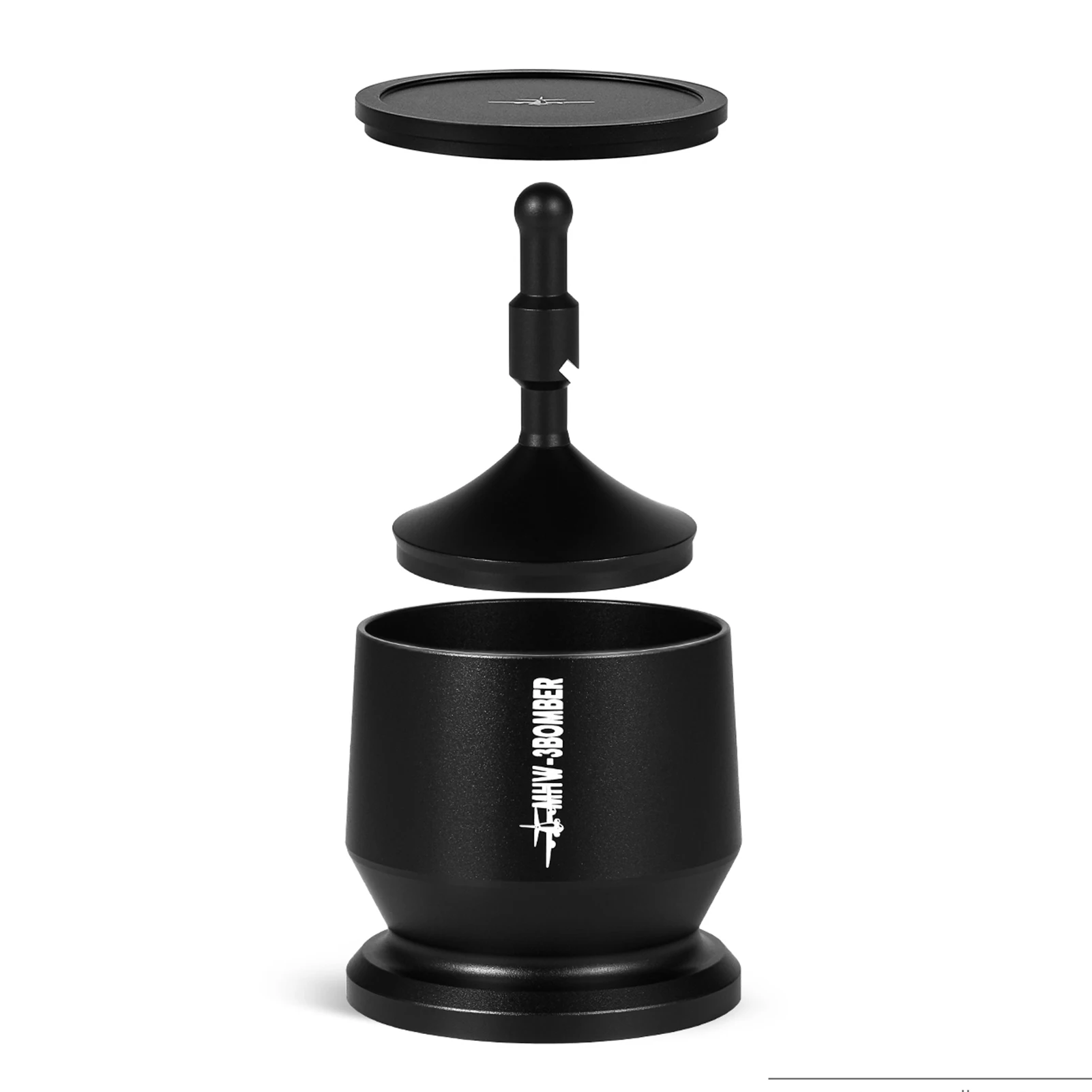 MHW-3BOMBER 58 مللي متر سبائك الألومنيوم مسحوق القهوة المنتقى الجرعات كوب مع حلقة الجرعات أعمى شاكر مسحوق القهوة استقبال الحاويات