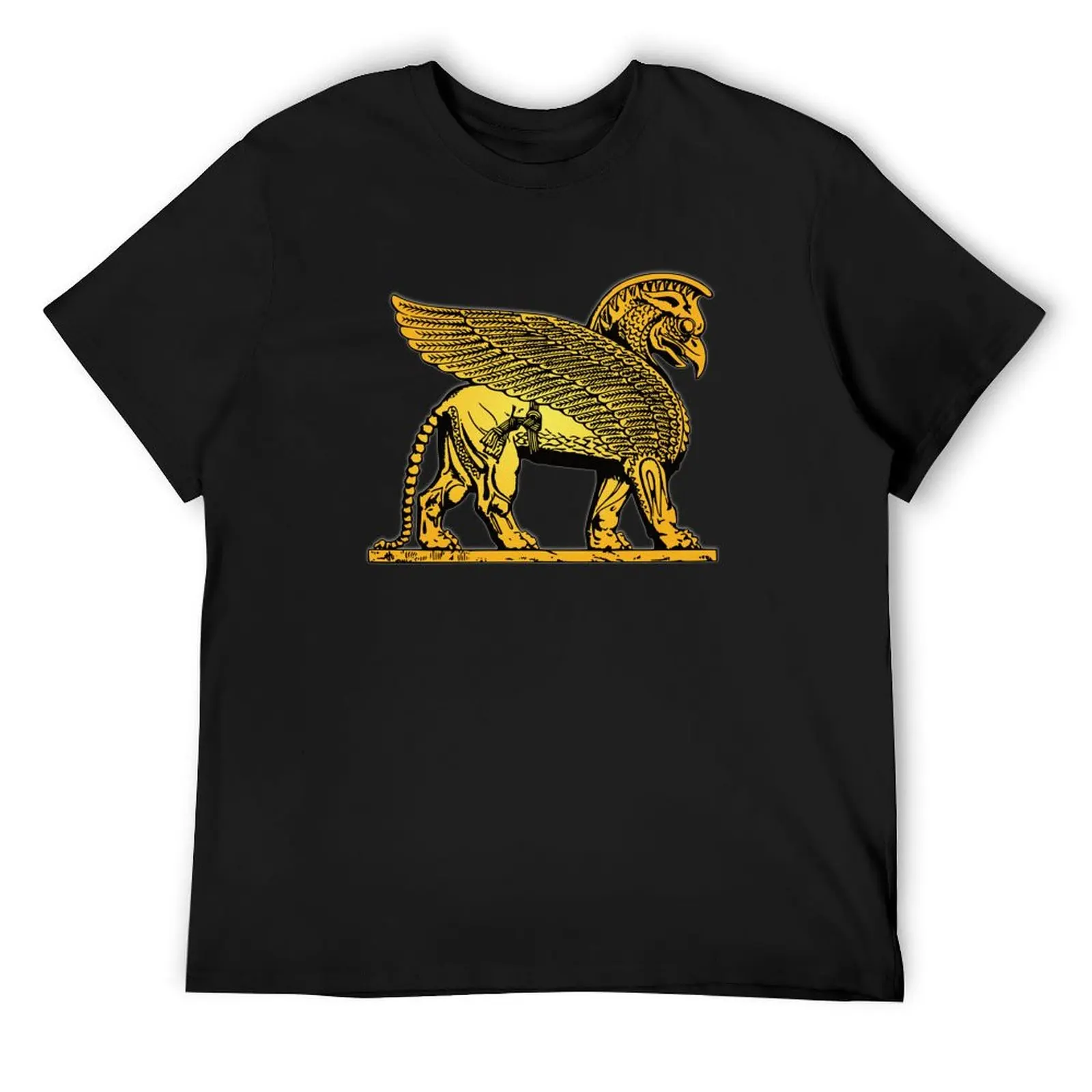 

Assyrian Griffin Lamassu Winged Lion Iran Persia T-Shirt graphic t shirts summer clothes custom t shirt mens white t shirts