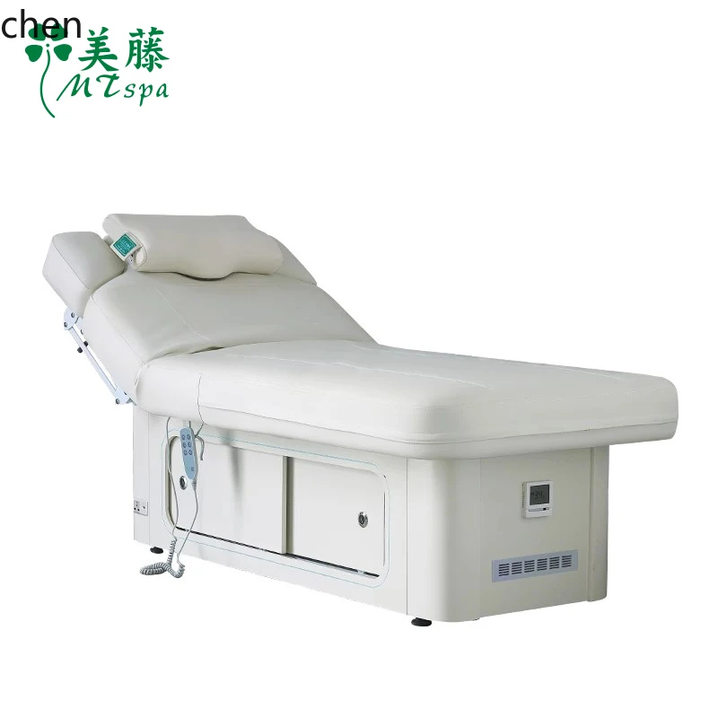 ZWS. High-end beauty bed Electric skin management face wash bed Constant temperature latex music bed