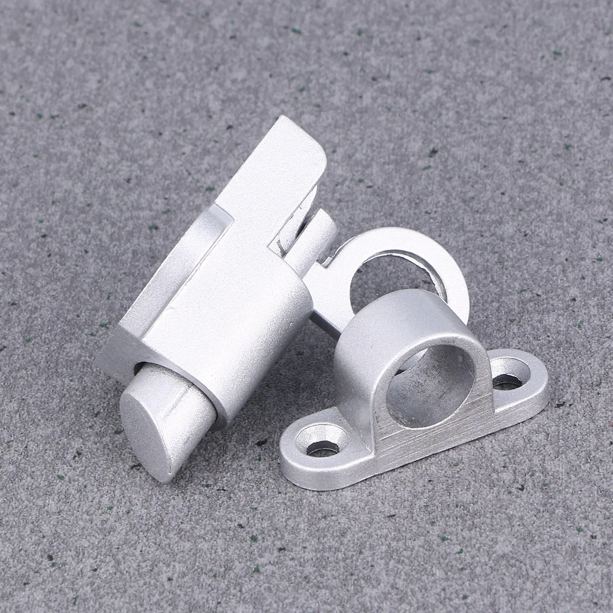 

Aluminum Alloy Pin Automatic Window Bolt Latch Gate Security Bounce Door Self-closing Pull Ring Spring Solid
