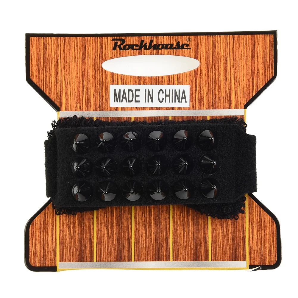 Akustik Elektro Gitar Klavye Susturma Sönümleyiciler Dize Sarar Dilsiz Aksesuarları Punk Tarzı Gitar Askısı Kısa 18 cm x 2.4 cm