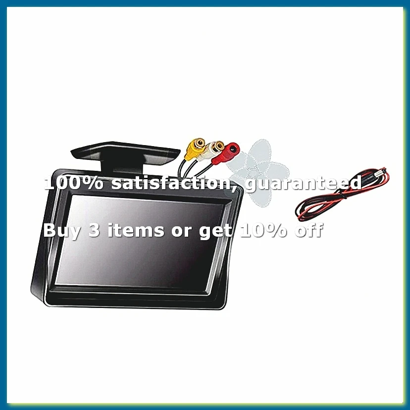 ●Rear View Camera Wide Degree 4.3inch TFT LCD Display or Monitor Waterproof Night Vision Reversing Backup, Monitor