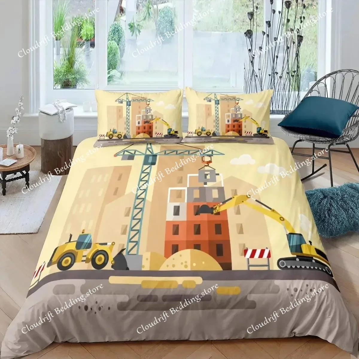 

Cartoon Monster Trucks Duvet Cover Pillowcase Cars Bedding Set Boys Girls Bedroom Decoration Kids Gift Single Double King Size02