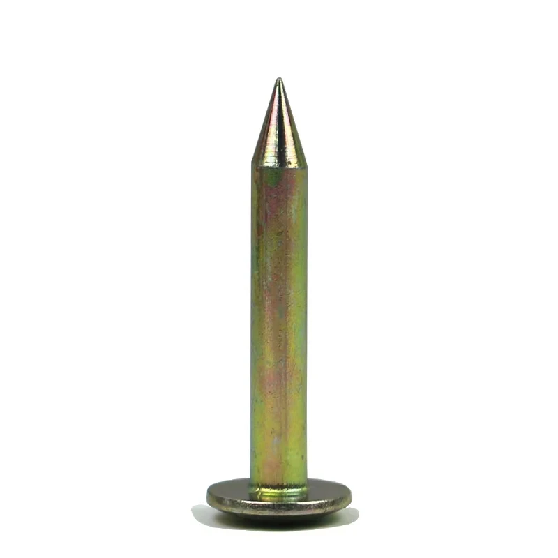 10 Chiếc Độ Cứng Cao Thép Mạ Kẽm Chéo Móng Tay/3/5/7/10Cm Khảo Sát Mag Móng Khu Định Cư quan Sát Đo Mũi Nhọn