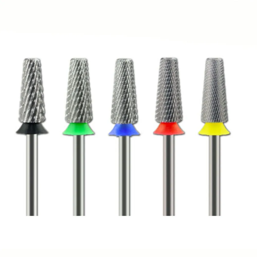 

6,0 мм 5 в 1 насадки (крестообразные) сверла для ногтей для удаления твердосплавного геля, маникюрный инструмент, аксессуары для ногтей, горячая распродажа